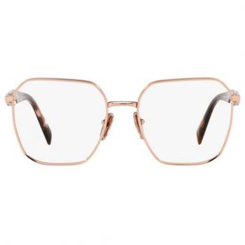 Prada PR 56ZV Asian Fit SVF1O1 Women’s Eyeglasses Rose-Gold Size 53 - Blue Light Block Available