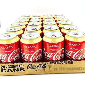 Coca Cola vanilla Refresco con gas, Sabor Vainilla -