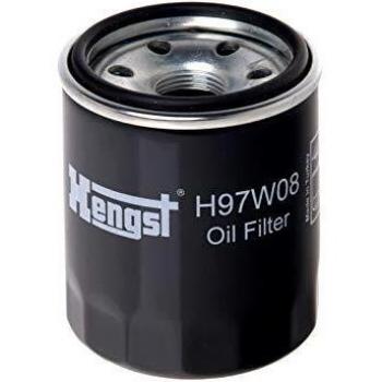 Filtro de aceite HENGST FILTER H97W08, tipo: filtro de aceite, características: compatible con diversos modelos de vehículos, alta eficiencia en la filtración, diseño optimizado para un flujo adecuado del aceite, fabricado con materiales de alta