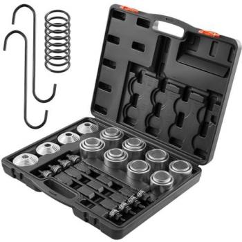 VEVOR 28-Piece Steel Bush Bearing Pull and Press Sleeve Kit with Carrying Case