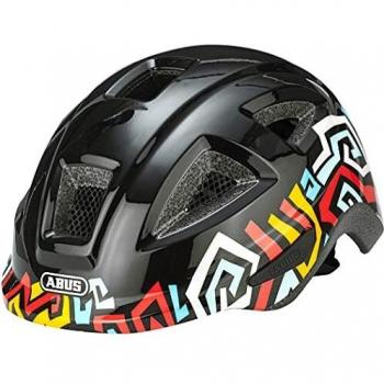 Casco Abus Anuky 2.0 Negro Etiqueta M para Niños 52-57 cm