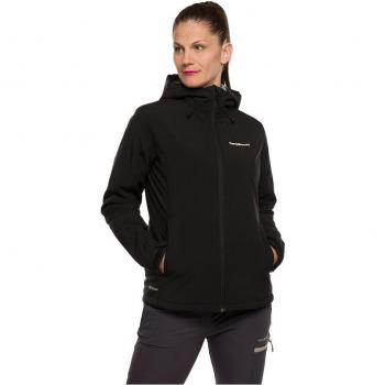 Chaqueta de mujer Broome Trangoworld - Softshell, color negro, talla XL