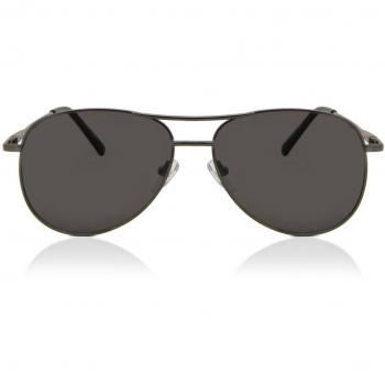 Pilot Full Rim Metal and Plastic Men's Prescription Sunglasses Gunmetal Size 56 - SmartBuy Collection