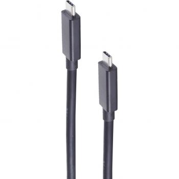 SHIVERPEAKS BASIC-S Cable USB 4.0, USB-C - Conector USB-C, 40 Gbps, 100 W, 8K 60Hz, 0.5 m