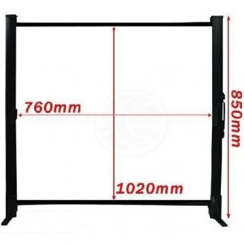 Cablematic - Pantalla de proyección portátil de mesa de 1020x760mm 4:3 DisplayMATIC