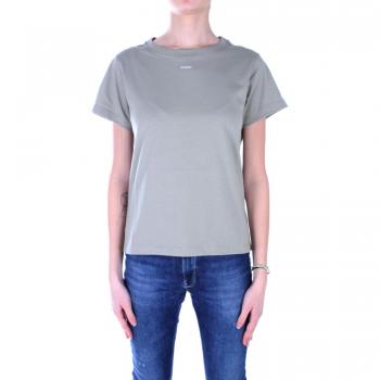 PINKO Women's Basic Green Jersey T-Shirt XS
