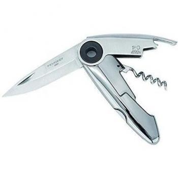 Peugeot Ixon Coltello Pocket con cavatappi e apribottiglia, Acero