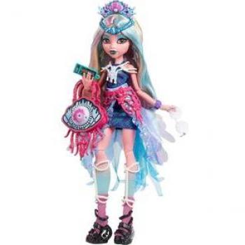 Muñeca Lagoona Blue - Monster High - Mattel - Muñeca de colección, personaje de la serie Monster High, piel azulada, cabello rubio con mechas turquesas, vestimenta temática de monstruo acuático, incluye