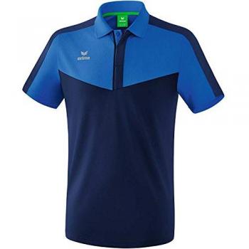 Erima Squad Short Sleeve Polo Shirt for Men 3XL Blue