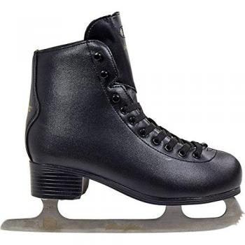 Patines de Hielo Roces Paradise Negro - Diseño elegante y moderno, bota acolchada para mayor comodidad, sistema de cierre con hebillas y cordones, cuchilla de acero inoxidable, ajuste fácil y rápido, ideal para principiantes y