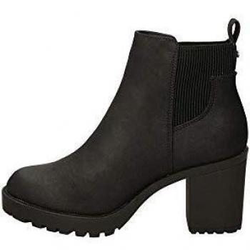 Only Barbara Heeled Bootie - Women's Black Suede Ankle Boots