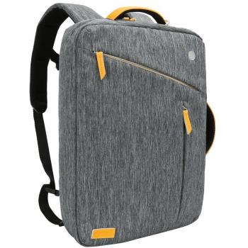 Evecase Mochila para Portátil 17,3 pulgados, Mochila Escolar, Gris