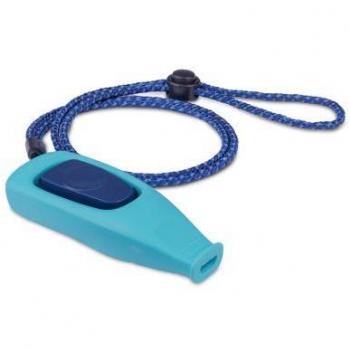 Coachi Clicker de Adiestramiento con Botón y Silbato Whizzclick