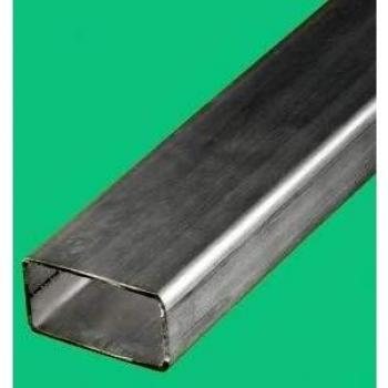 Tubo Rectangular de Acero Inoxidable 100x40 mm - Longitud 4 Metros