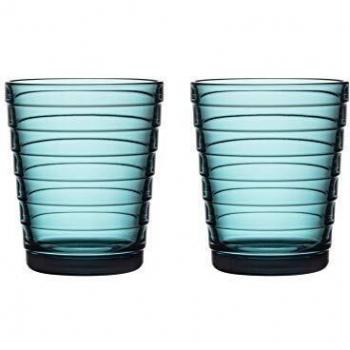 Iittala Aino Alto - Vaso (22 cl), color azul