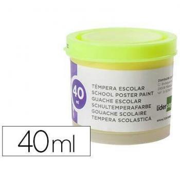 Liderpapel TP57 - Tempera, 40 ml, color amarillo limón