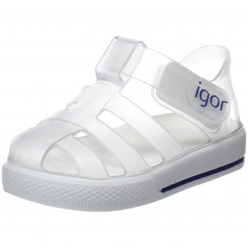 Cangrejeras Igor Modelo Star para Niño - Calzado Transparente Fabricado en España