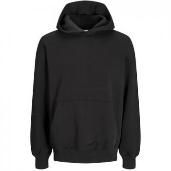 Jack & Jones Urban Edge Black Hoodie for Men - Size XL