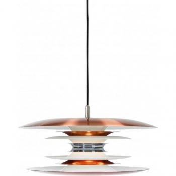Colgante DIABLO de Metal y Cobre, Diámetro 40 Cm, Lámpara colgante de techo LED, tipo G9