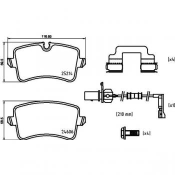 Pastillas de freno BREMBO P 85 150X
