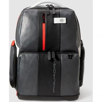 Piquadro Fast-check PC/Ipad Backpack, Gray male, ONE SIZE, Urban backpack RFID leather 44 cm laptop compartment
