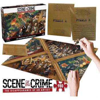 Juego de Mesa Puzzle Escena del Crimen La Desaparición del Artista