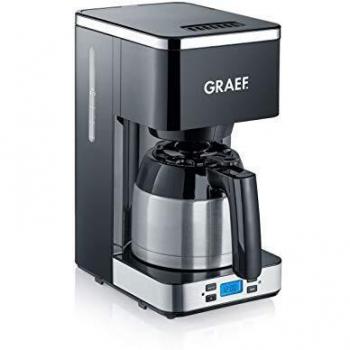 Graef FK512EU Cafetera de Goteo Termo, 900 W, 14 Cups, Negro
