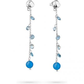 Pendientes Inner Paradise de Plata Platino - Secrecy, Pendientes Mediterráneo de Plata Plateado