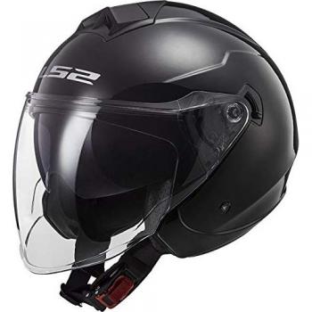 LS2 Casco de moto OF573 Twister II Single Mono, negro, S