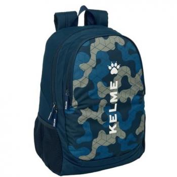 Mochila Escolar Adaptable al Carro Kelme Epic 32x44x16 cm, Azul Marino, Cómoda y Resistente para Niños