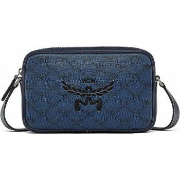 MCM Himmel Dark Blue Crossbody Bag for Men
