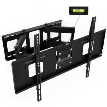 TecTake Soporte de Pared para TV de Pantalla Plana, inclinable y Giratorio VESA MAX 600x400 máximo 120kg de 81 - 165 cm