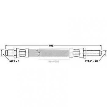Borg & Beck BBH6395 Clutch Hose / Pipe