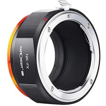 K&F Concept - Adaptador de Lentes, Adaptador de Objetivo M11115 Nikon-FX para Nikon AI/F Mount Lens a Fujifilm X Series Mirrorless FX Mount Camera Adaptador para Fuji XT2 XT20 XE3 XT1 X-T2