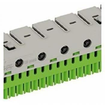 Mistral Distribution Terminal Block with Screwless and Screw Connections - 20x4mm² + 6x25mm²