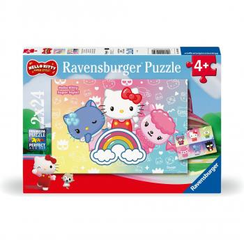 Ravensburger Puzzle 2 x 24 Piezas Hello Kitty 19x27x3 Cms