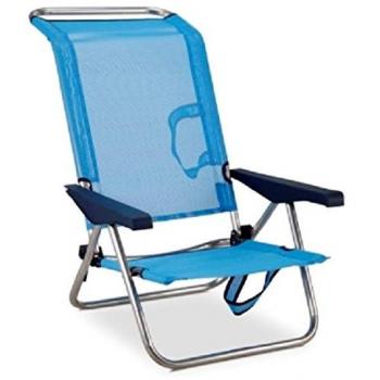 Eredu 991 / TX - Silla Cama de Playa Posiciones Aluminio 77 x 60 x 83 cm