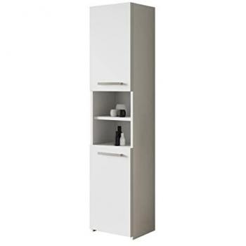 Mueble de baño colocado Comfivo 187, Aglomerado laminado blanco, 2 puertas, 170x40x30cm