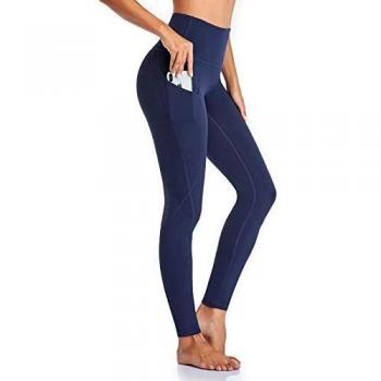 Occffy Leggings Mujer Deporte Cintura Alta Mallas Pantalones Deportivos Leggins con Bolsillos para Yoga Running Fitness y Ejercicio Oc01