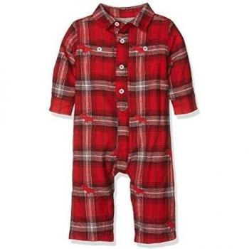Hatley Swiss Wilderness Button One-Piece-Infant, Mono para Bebés, Rosso, 6 Mes