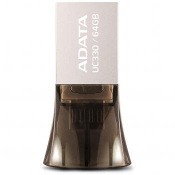 A-Data UC330 64 GB USB OTG Flash Drive colour negro