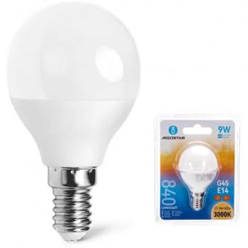 Bombilla LED E14 9W (Equivalente a 52W), Luz Cálida 3000K, 675 Lúmenes