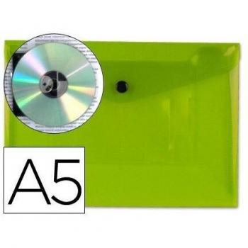 Dossier Broche 34353 Polipropileno Din A5 Verde Transparente