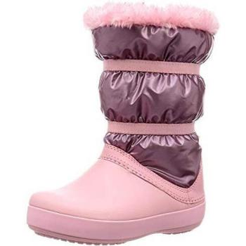 Crocs CB LodgePoint Boot G K, Botas de Agua Niños Unisex, Dorado Rose Gold Metallic