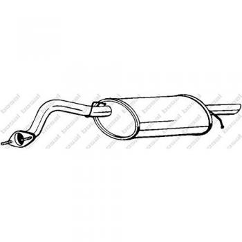 Bosal 141-195 End Silencer
