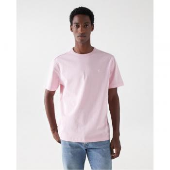 Camiseta de hombre lisa con manga corta Salsa Jeans con detalle de branding bordado