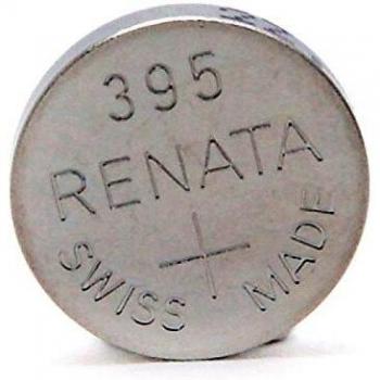 Pila botón óxido de plata 395 RENATA 1.55V 55mAh - Blister x 1