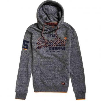 Superdry Sudadera Vintage Logo Neon Gris Hombre XS Gris