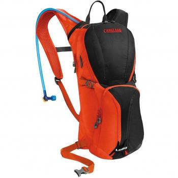 Camelbak Lobo - Mochila de hidratación, color gris / rojo, 3 l
