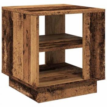 vidaXL Square Coffee Table - Vintage Engineered Wood, 40x40x43 cm, Modern Style with Ample Storage